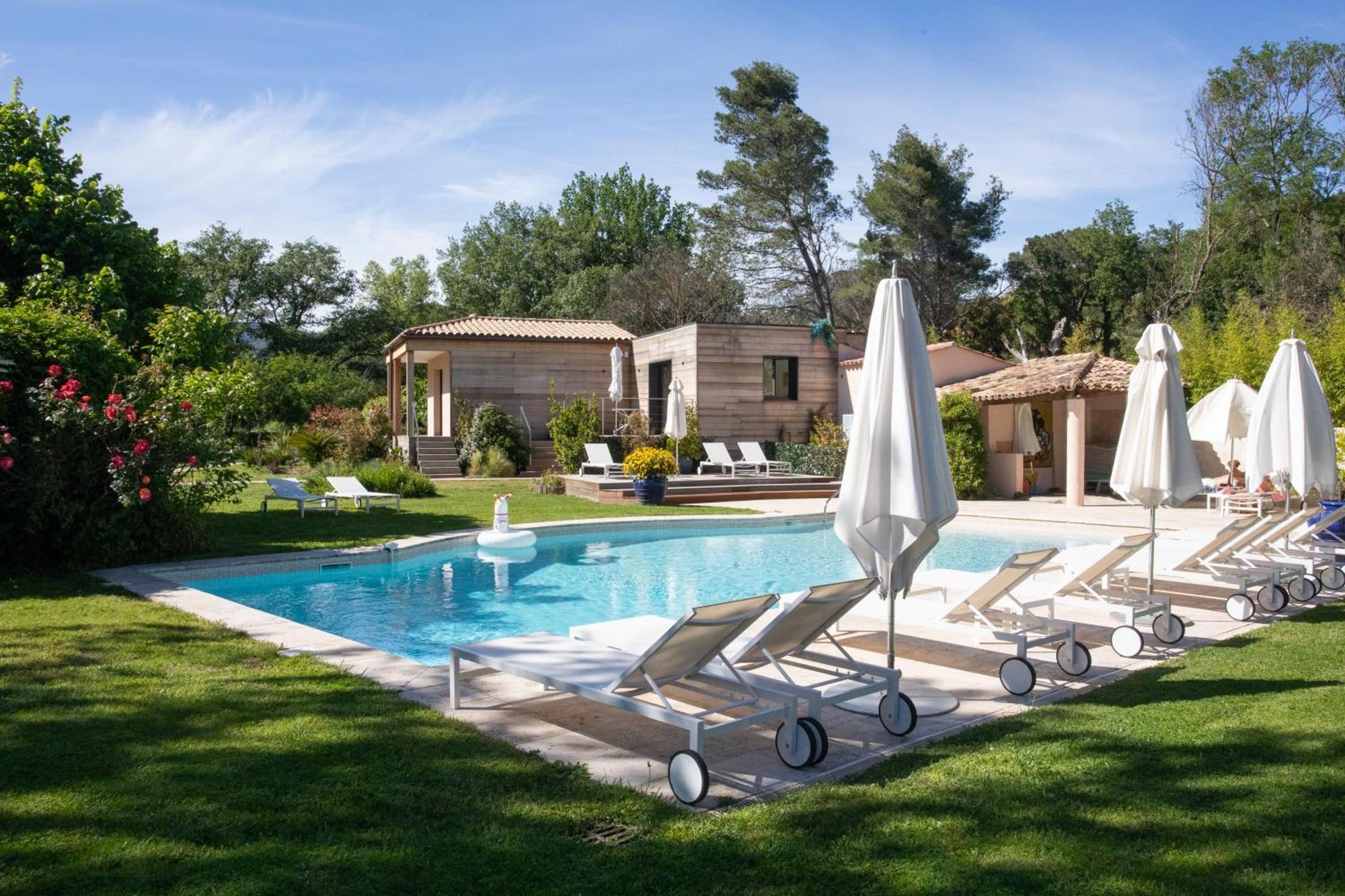 Hotel Le Verger Maelvi Grimaud Exterior foto